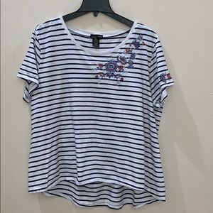 Plus Size Embroidered Top